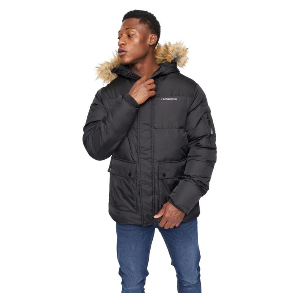 Crosshatch Mens Bentlays  Jacket / Black